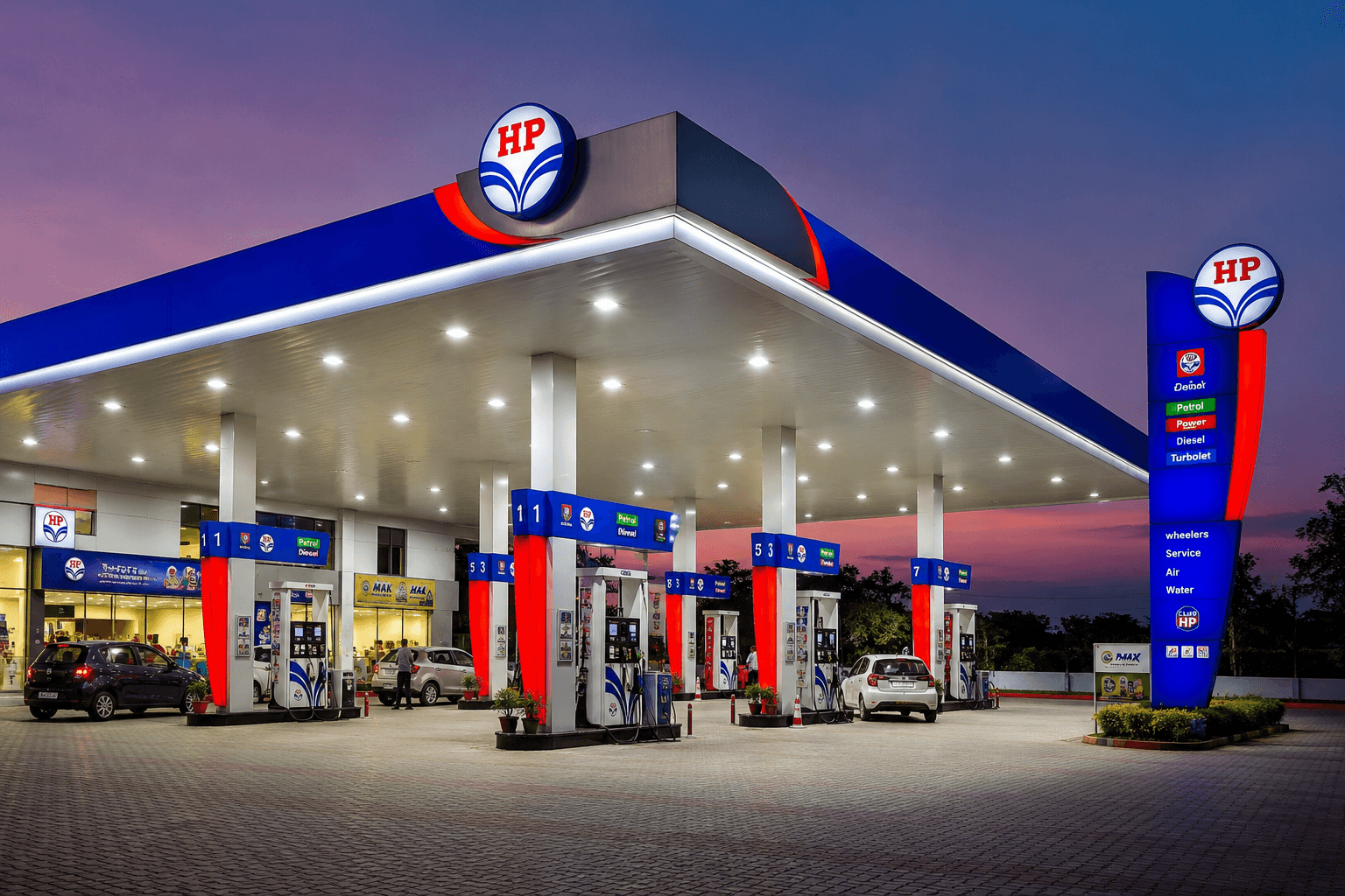 HPCL — Fuel Station Roofing Project
