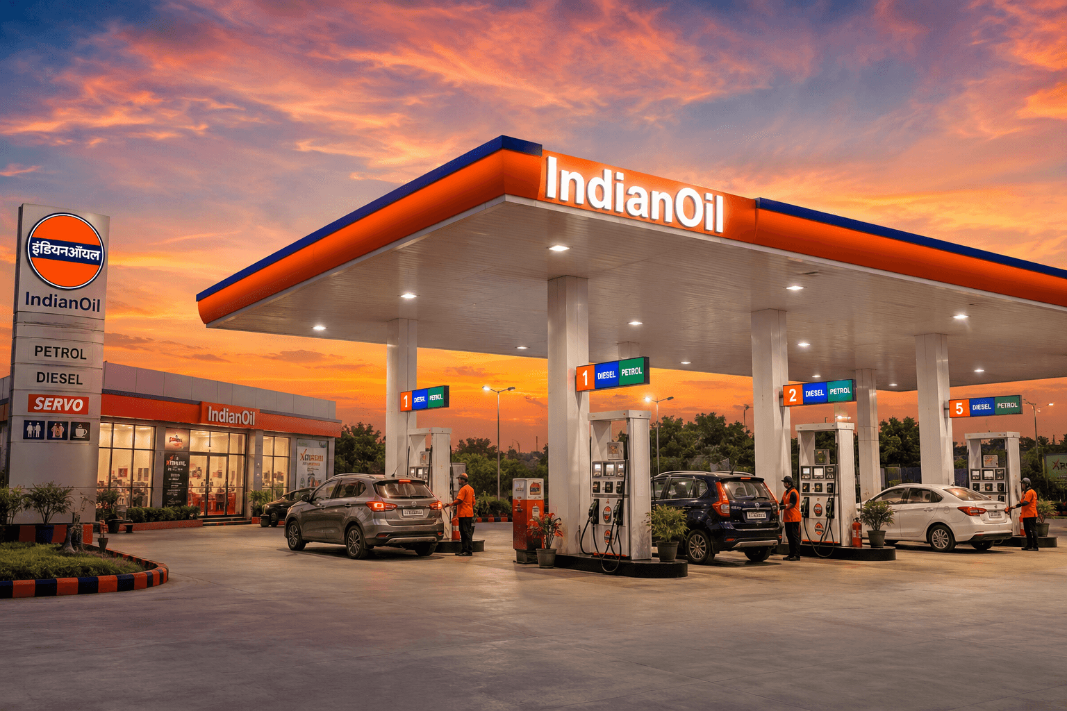 IndianOil — Fuel Station Roofing Project
